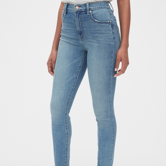 GAP True Skinny High Rise Navy Jeans 28R